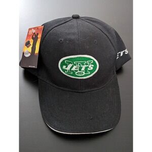 Haina Hats‎ New York Jets Strapback Cap Black OSFM NWT Hat